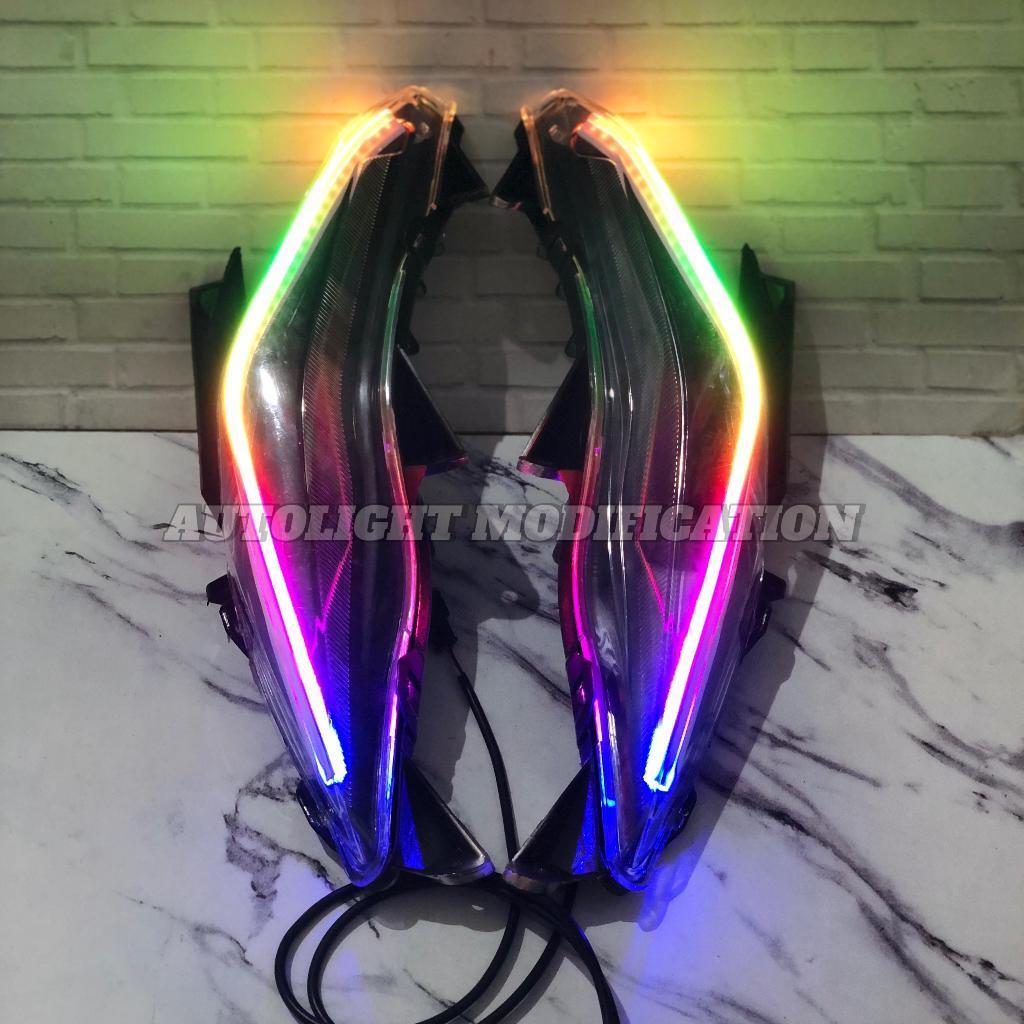 LAMPU SEN ALIS BEAT ESP BEAT STREET 2016-2019 FULLSET MIKA ALIS RGB BISA SETING WARNA