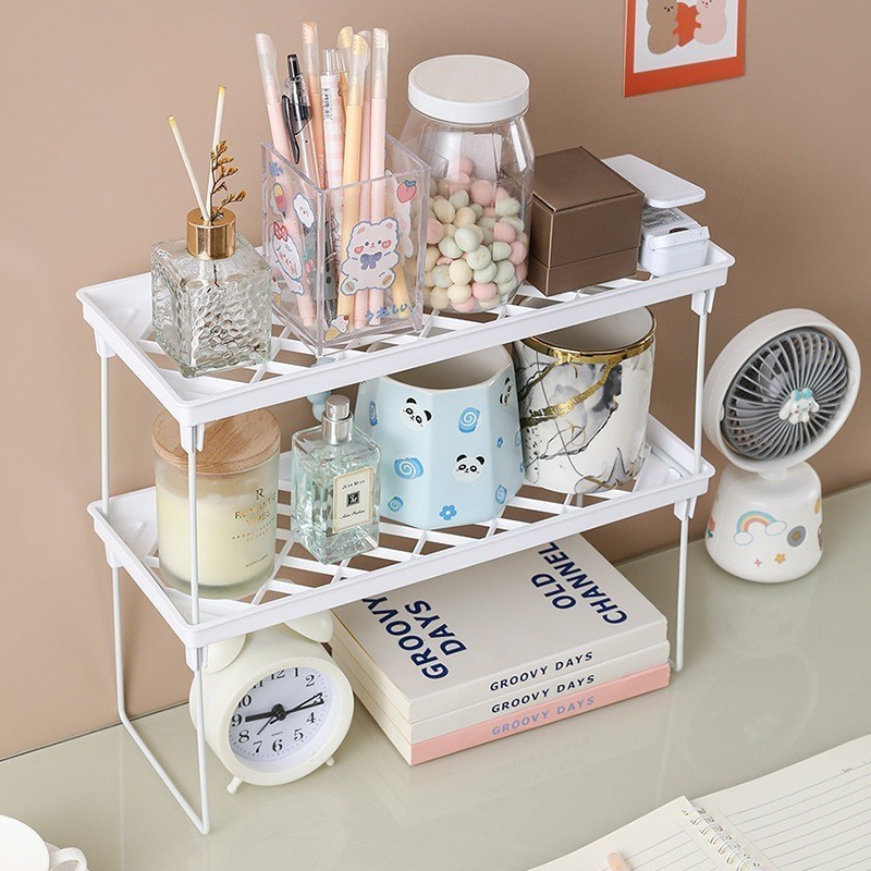 H6726 Rak Meja Lipat Minimalis / Rak Meja Lipat Kerja Estetik / Rak Meja Lipat Belajar Modern / Rak 