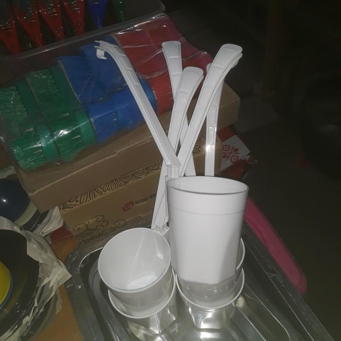 Gayung Es Buah Warna Kuning Cocok Untuk Cendol Dan Es Buah Bahan Tebal Tidak Gampang Pecah Ukuran Pa