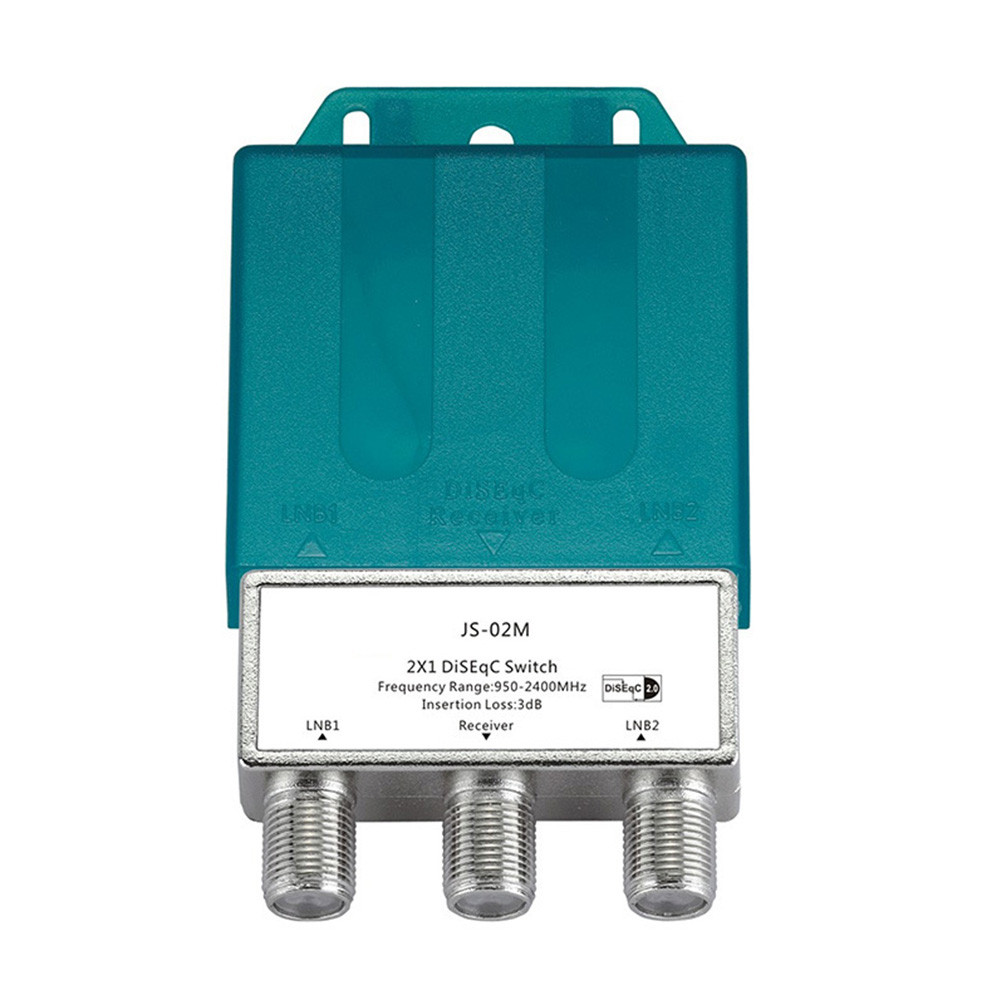 TV Waterproof DS-04M Satellite 950-2400MH 2x1 SEqC Swit Antenna FTA sh Flat B Multiswit For Satellit