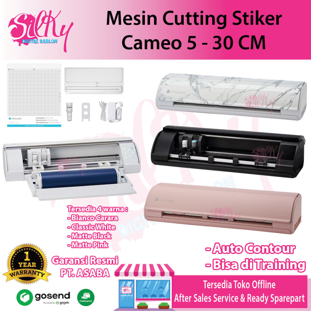 MESIN CUTTING SILHOUETTE CAMEO / MESIN CUTTING AUTO CONTOUR CAMEO 5