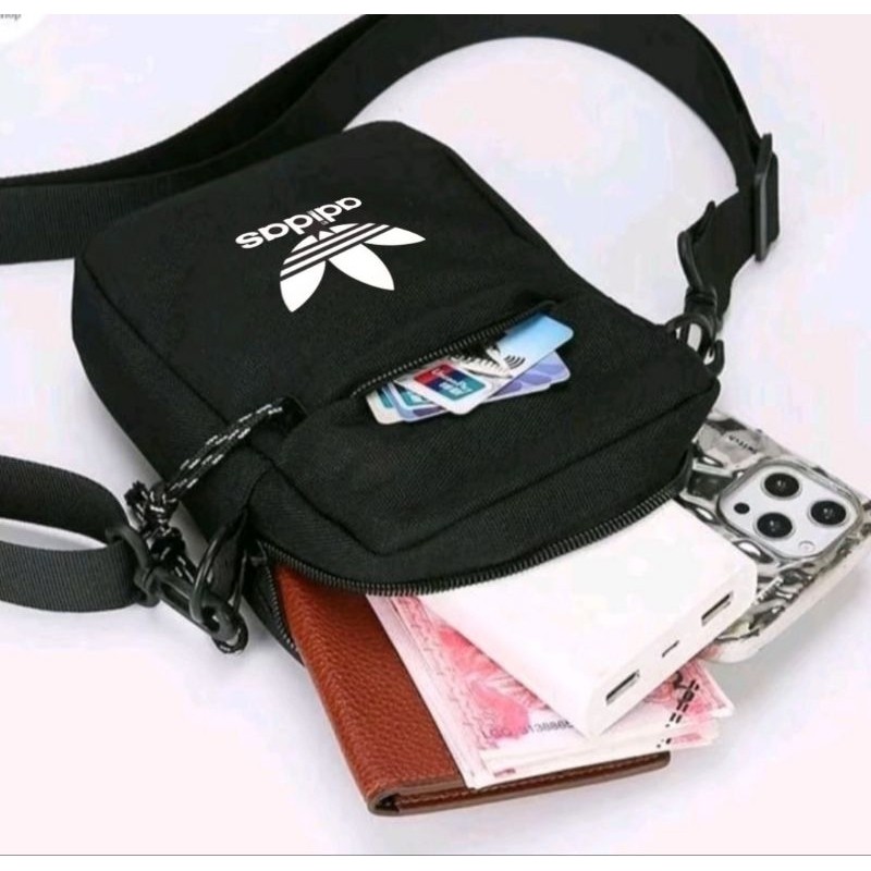 Tas Selempang Pria Wanita - RIK1125 Tas Mini Crossbody Bag, Ringan & Stylish untuk Jalan, Traveling,