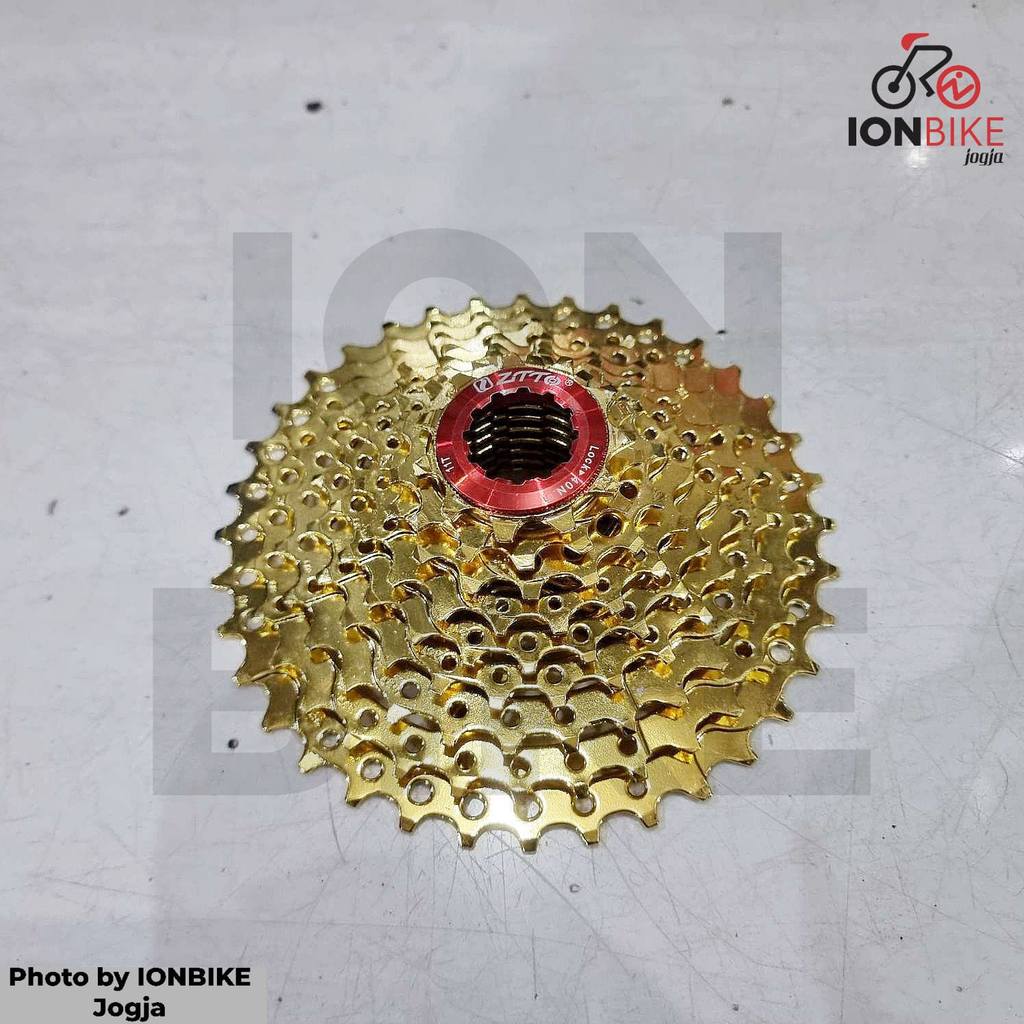 Cassette Sprocket Ztto 9 Speed 11-36T Gold Edition Finishing Halus Responsif Ratio Rapat - Sproket C