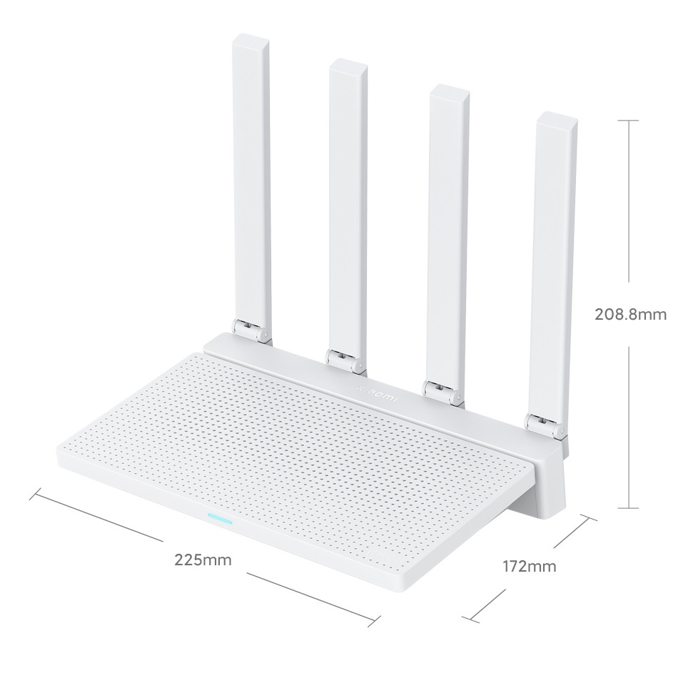 NEW Xiaomi Redmi AX3000T Router WiFi 6 24GHz 5GHz 13GHz CPU 2X2 160MHz WAN LAN LED NFC Connection Fo