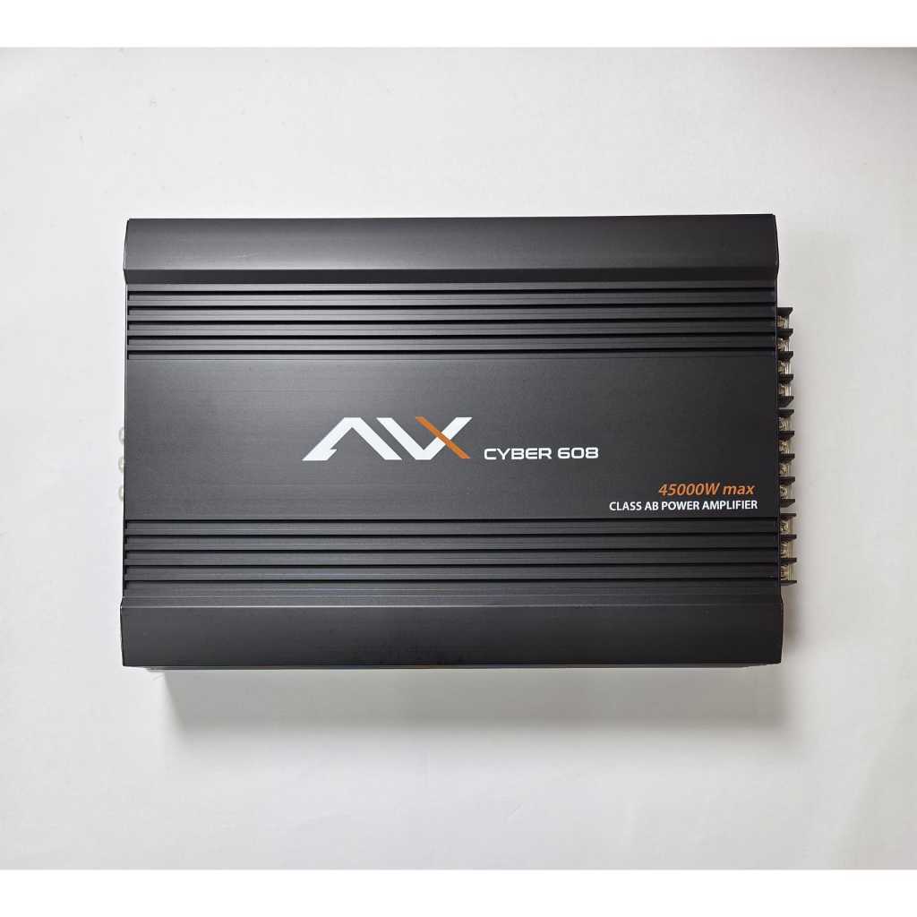 AVX Power Amplifier CYBER-608 45000Watt 4 Channel Mosfet Bass Jedag-jedug & Treble Tajam Subwoofer &