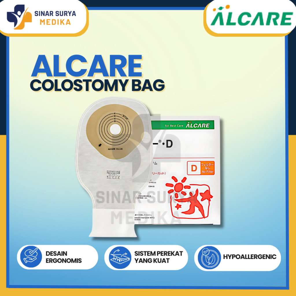 Colostomy Bag Alcare 16771 / Alcare Colostomy Bag / Kantong Kolostomi Eceran