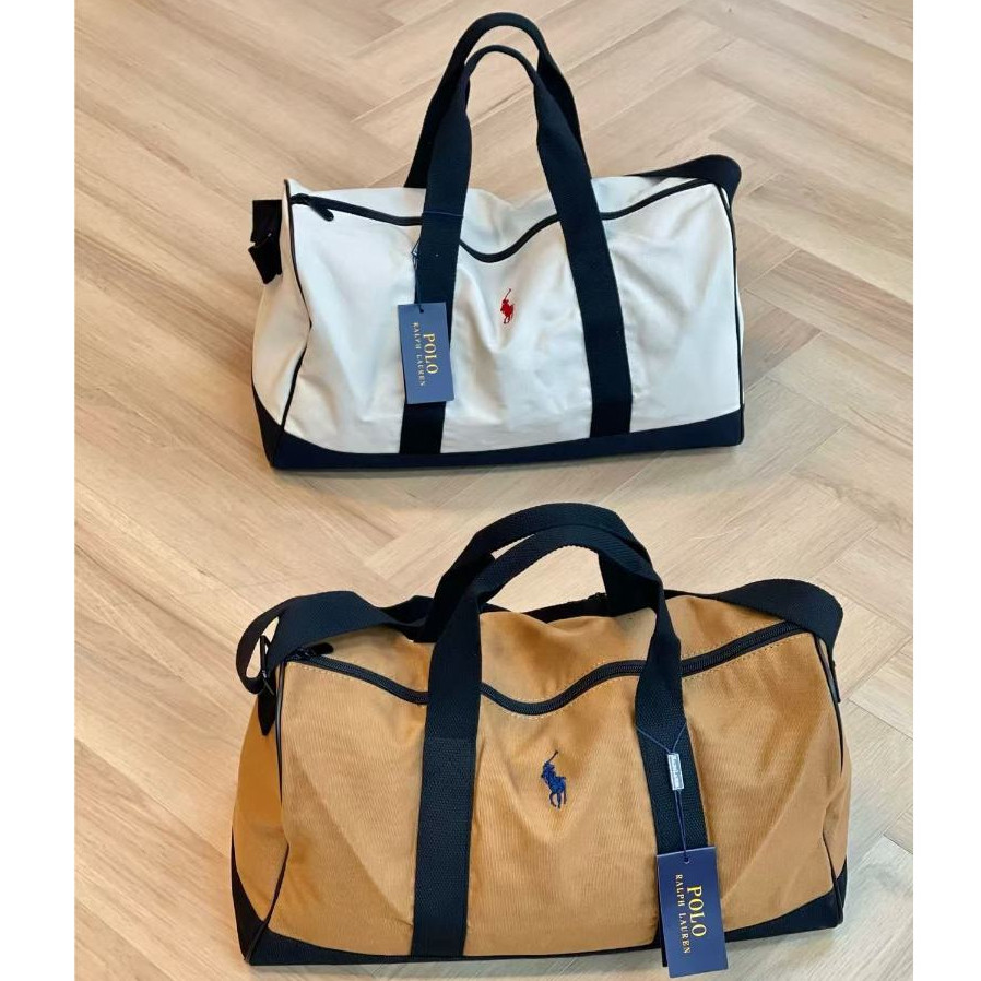 Polo Ralph Lauren Two Colors Canvas Large-capacity Tote Bag Travel Bag
