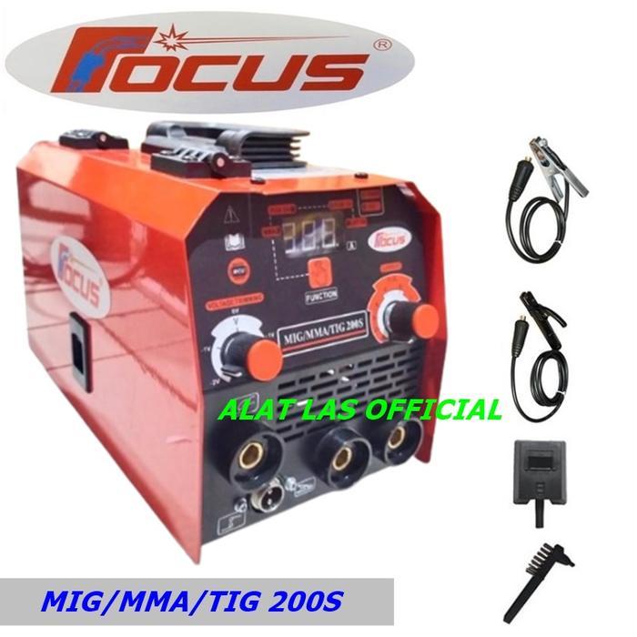 Mesin Las Focus MIG MMA TIG 200S Trafo Las Multifungsi 200 A