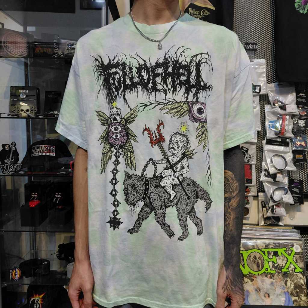 ORI T Shirt Band Official FULL OF HELL - CHERUB TIE DYE Original