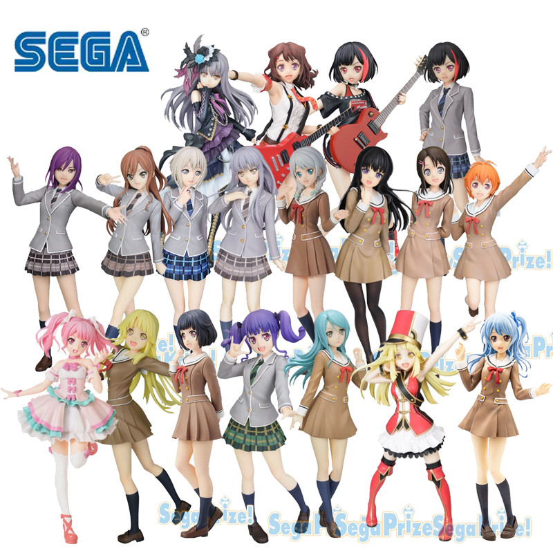 SEGA Original PM BanG Dream Sool Days Tsurumaki Kokoro Minato Yukina Maruyama Aya Anime Action Figur