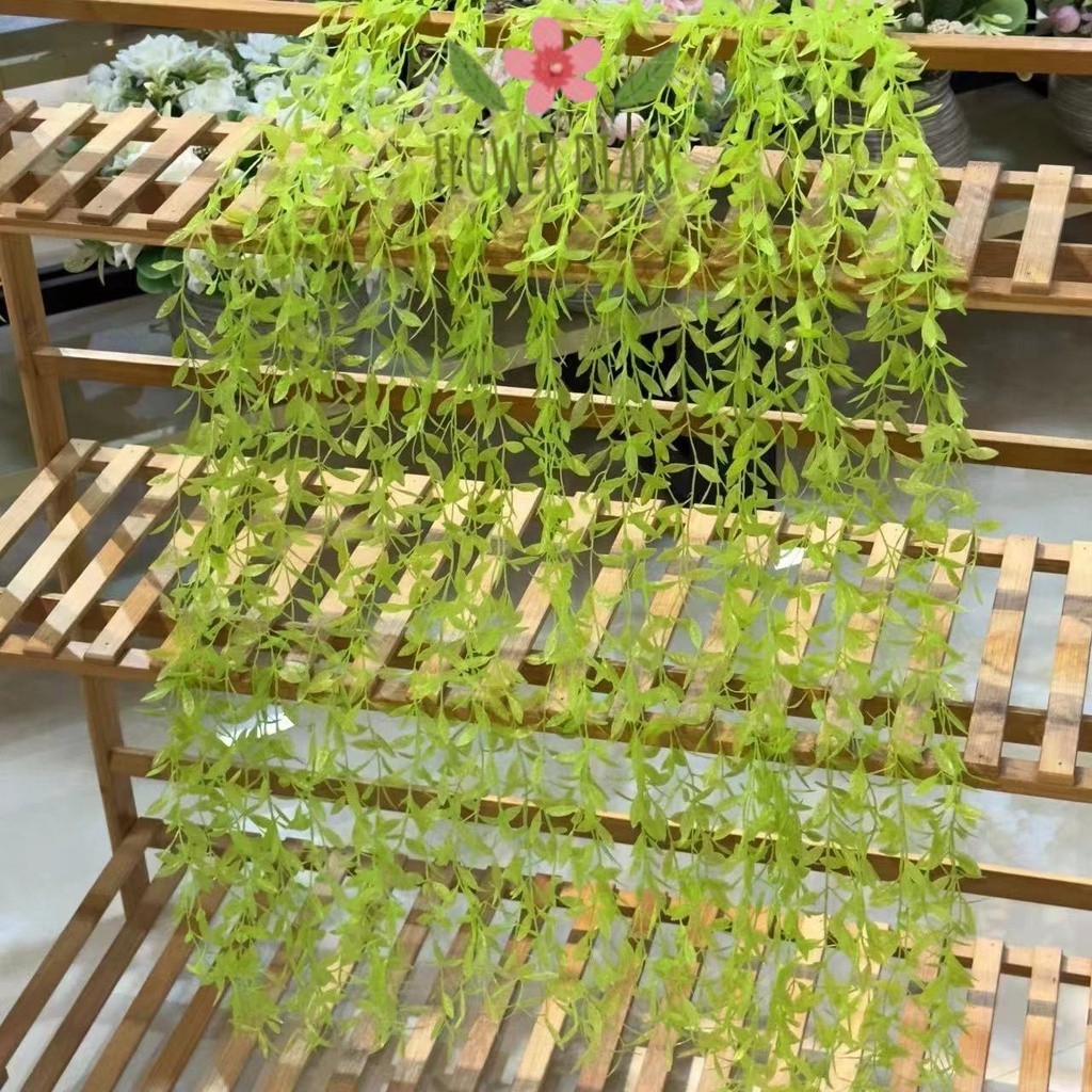DIARY - Daun JALAR105cm Jalar Plastik Tanpa Pot Bunga Rambat Sintesis Tanaman Hias Gantung Osear Art