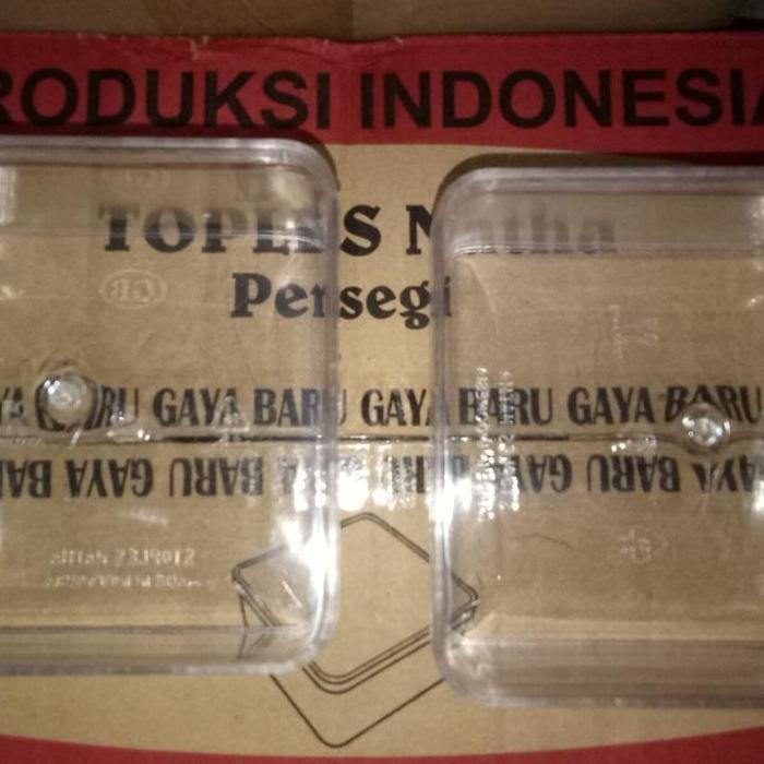 Toples dessert box kotak 10 X 10 X 6 ( dijual per lusin ) kelipatan 12