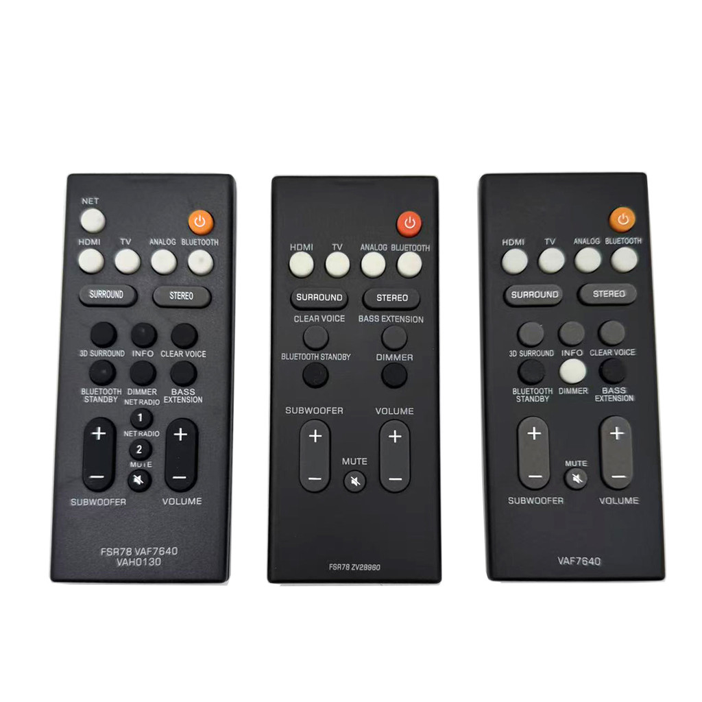 FSR78 ZV28960 VAF7640 VAH0130 Remote Control for Yamaha Sound Bar ATS-1060 ATS-1070 YAS-106 YAS-207 