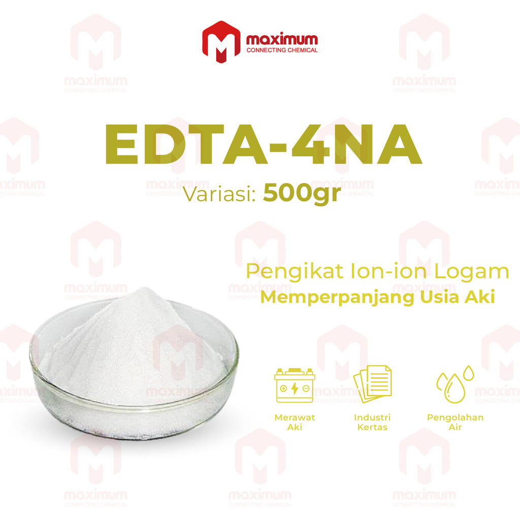 EDTA Teknis / EDTA-4Na / Vitamin Aki / BASF : TRILON-B - 500 gr