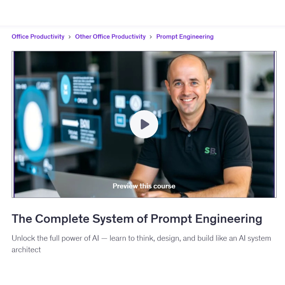 Ai Prompt Video Course-The Complete System of Prompt Engineering | Learn AI Prompt Video Lessons