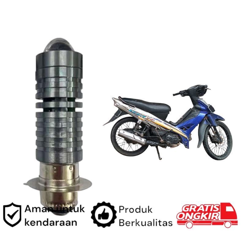 1pcs Lampu depan LED H6 Laser motor Yamaha VEGA R Koko