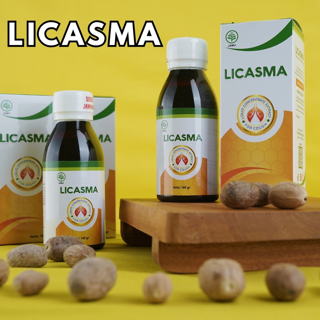 Terlaris LICASMA - Obat Atasi Asma Meredakan Batuk Herbal Original