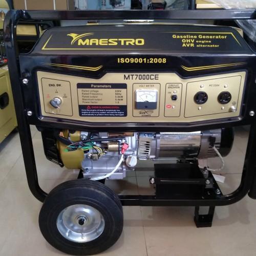 Mesin Genset Maestro MT 7000CE 5500 Watt Starter Original - Tanpa Aki