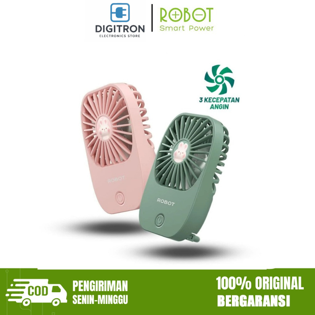 Robot Kipas Angin Mini Fan Kipas Mini Portable