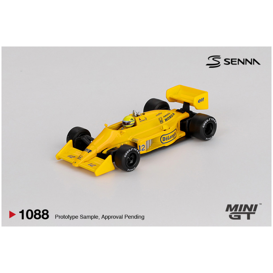 MINI GT 1:64 Elton Senna McLaren Grand Prix MINIGT 1:64 F1 Racing Champion Lotus99T No. 12 Simulated