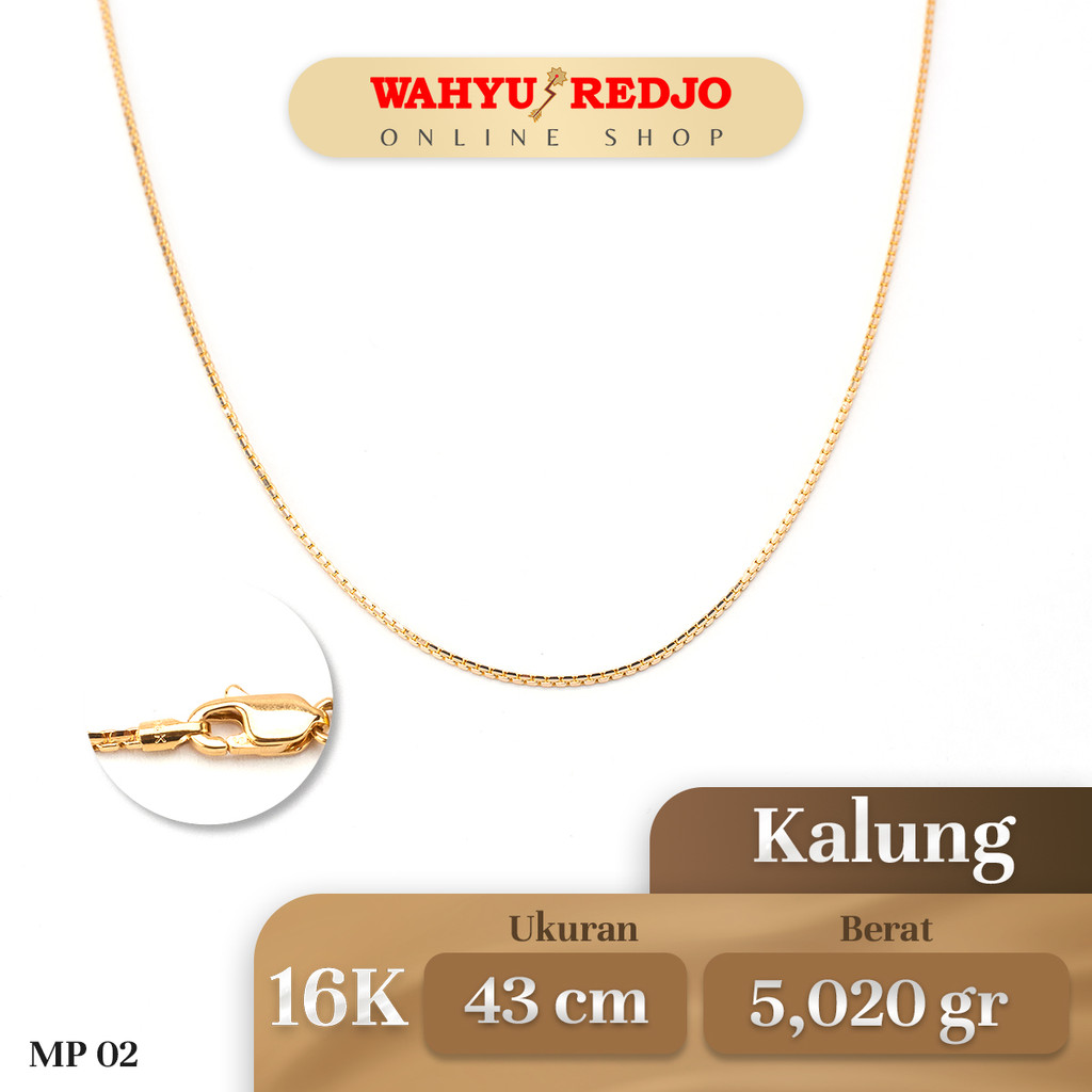 Kalung Emas Polos 16K Wahyu Redjo KL-16K-29875320
