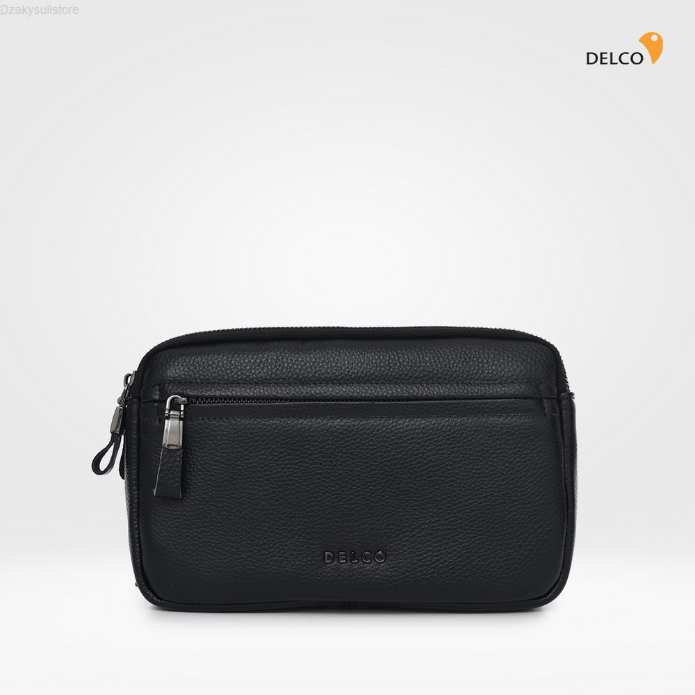 Tas Pria Delco by Elizabeth Genuine Leather Clutch 0720-0500