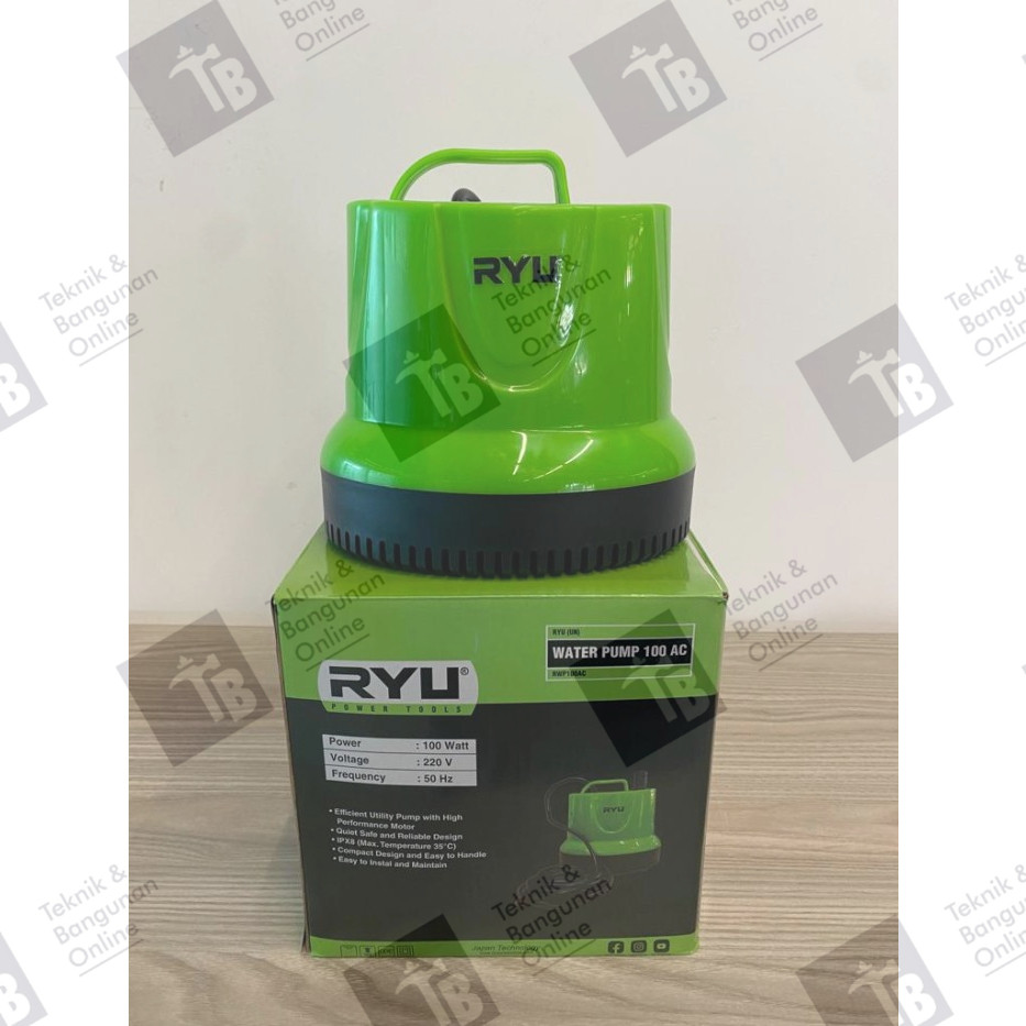 RYU Water Pump 100 AC (Pompa Air 100AC) / Mesin pompa celup RWP