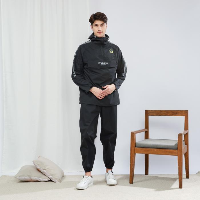 SALE Jas Hujan Fearless Anti Bocor saku kantung Kangguru new fitur Setelan Pria Wanita dewasa rainco