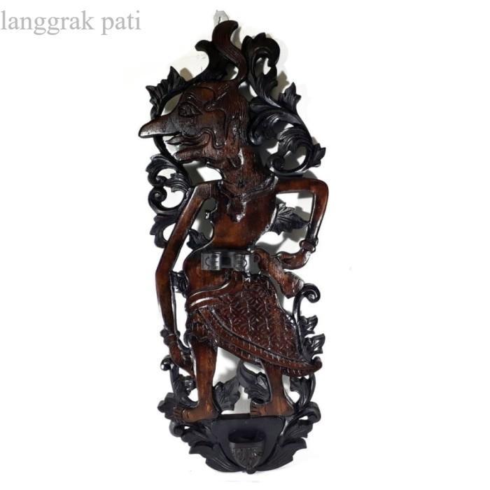 Blawong Keris Ukiran Punokawan Wayang Petruk Kayu Jati murah BK2