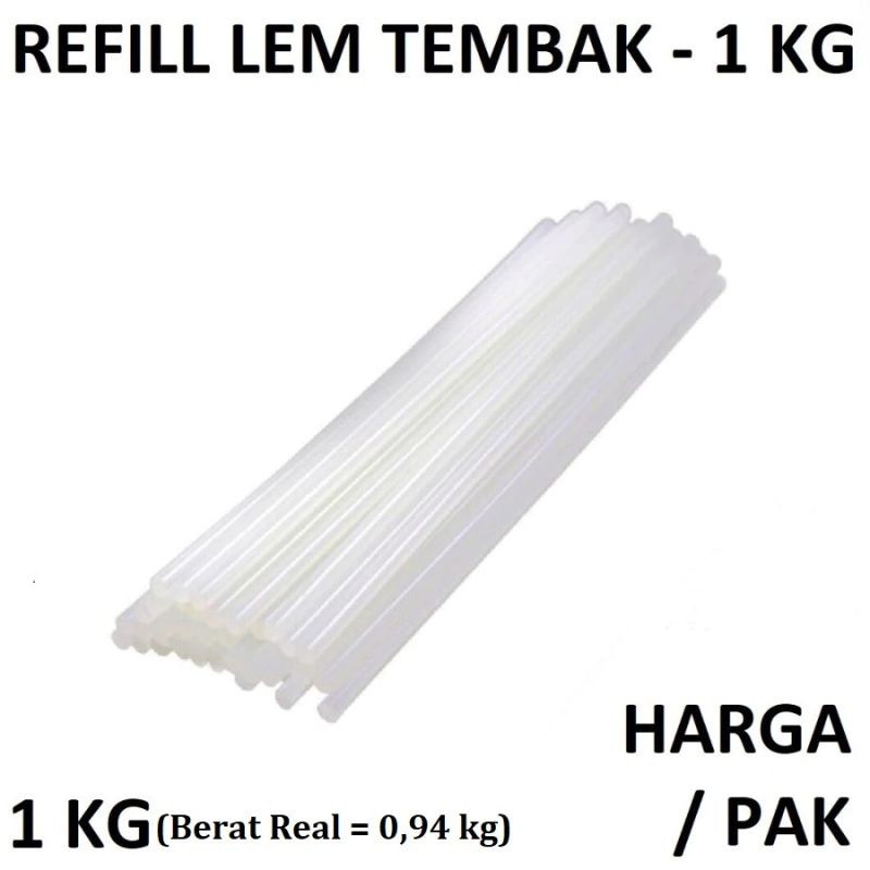 Lem Lilin/lem tembak/lilin bakar Kecil,besar 1kg ( 1bks/1kg )