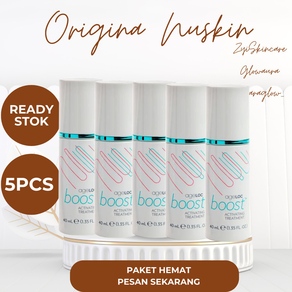 Skincare Best Seller Shopee Paket Hemat  ageLOC Boost Activating Treatment Original Original Nu Skin