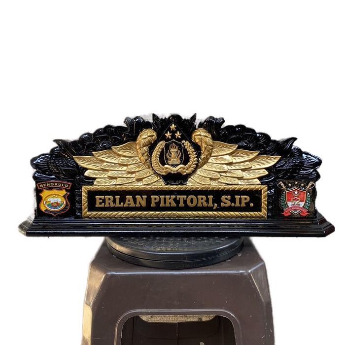 Papan nama meja / papan nama meja custom / papan nama meja kayu EA5454