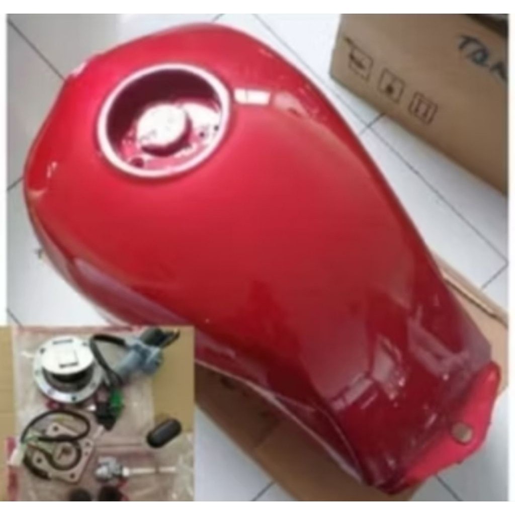 Tangki Bensin Paket Komplit plus Kardus double motor Roda3 ORIGINAL VIAR