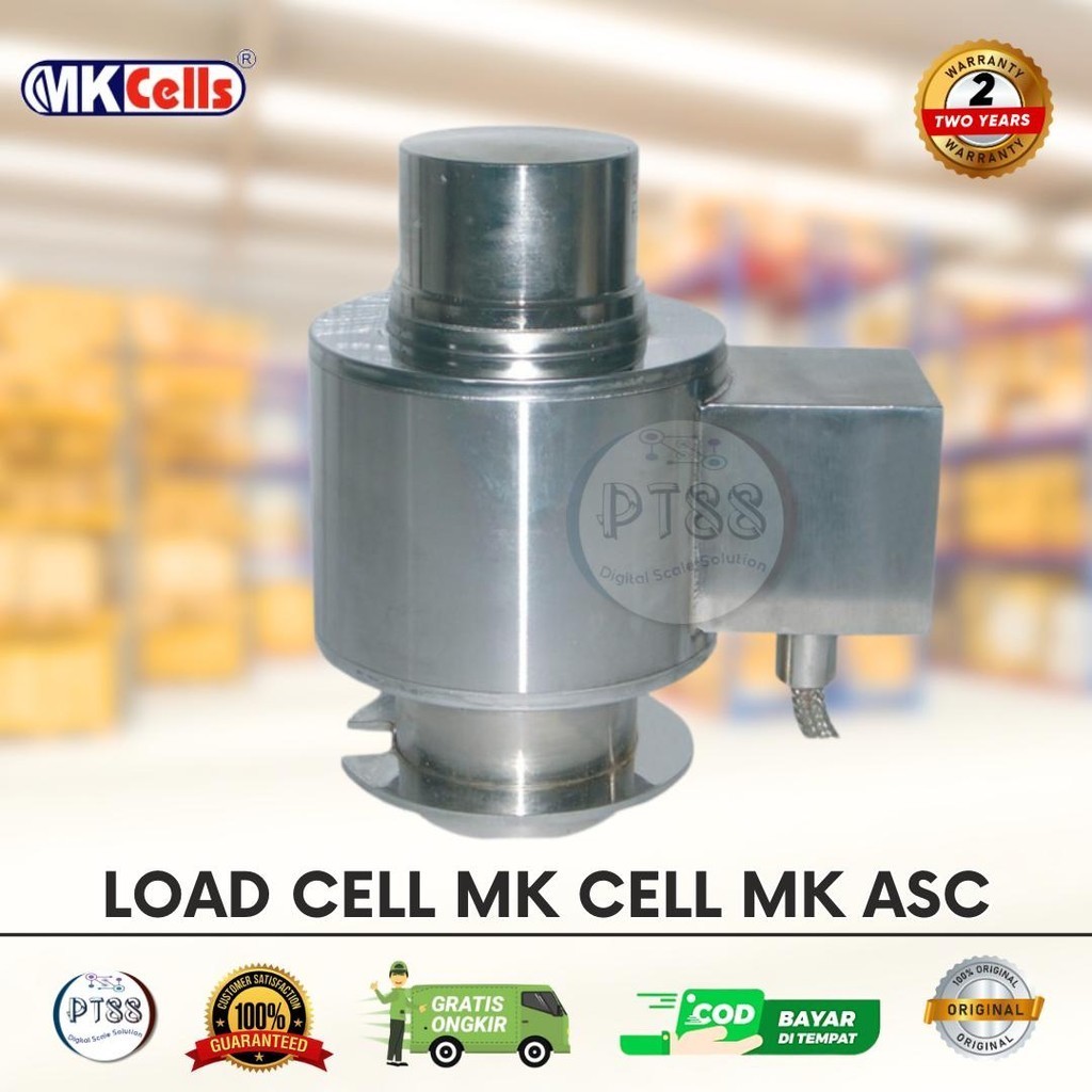 MK-CELLS compression Load Cell 30ton / Load Cell tekan MK-ASC 30ton Bergaransi