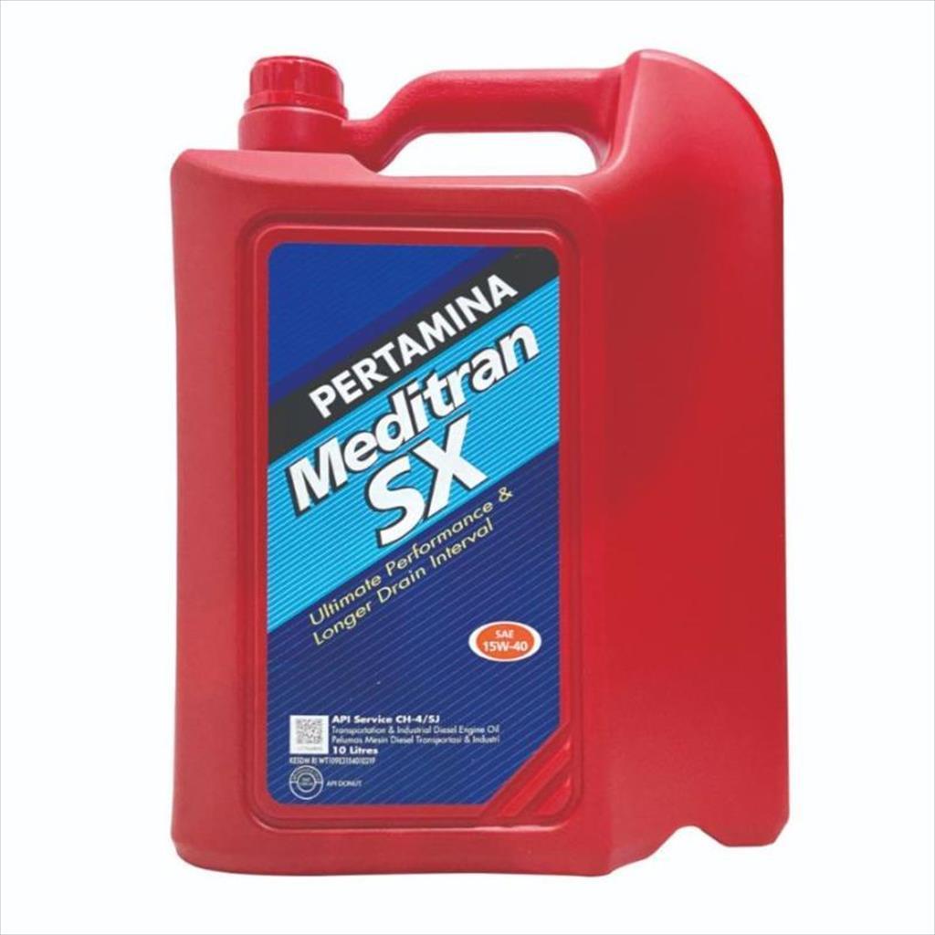 Oli Mesin Mobil Diesel Meditran SX 10 Liter