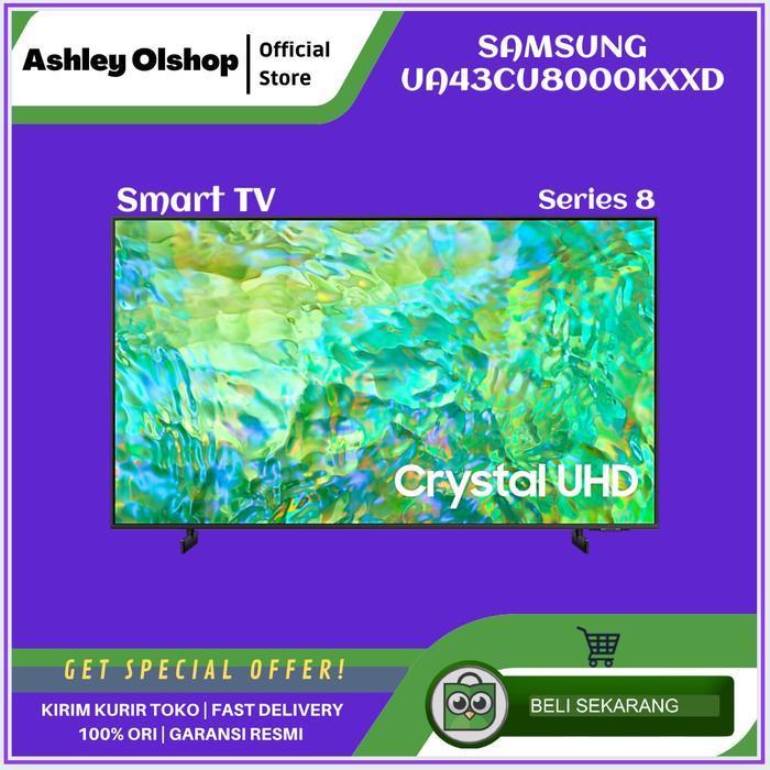 TV Samsung 43 Inch UHD 4K Smart TV Samsung 43CU8000 Pengganti 43BU8000