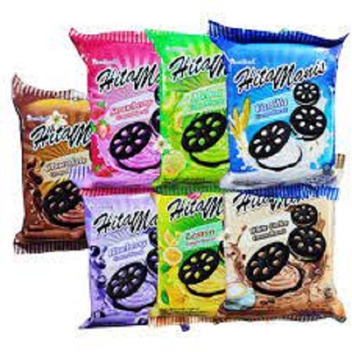 PROMO  10 PACK BISKUIT HITAM MANIS INAFOOD BERBAGAI RASA Cookies Food Cookies Food Snack Makanan Cem