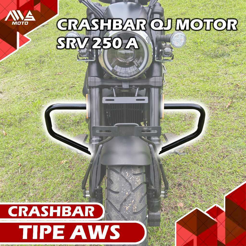 Crashbar QJ Motor SRV 250A PNP Hitam