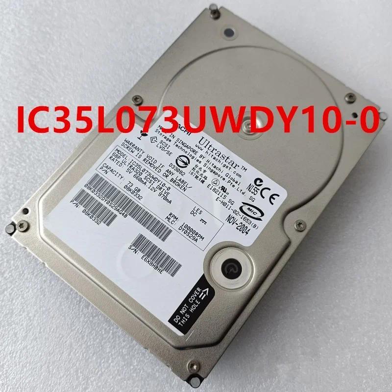 Original Almost New Hard sk For HITAI/IBM 73GB 68Pin SCSI 3.5" 10000RPM 16MB Hard Drive IC35L073UWDY