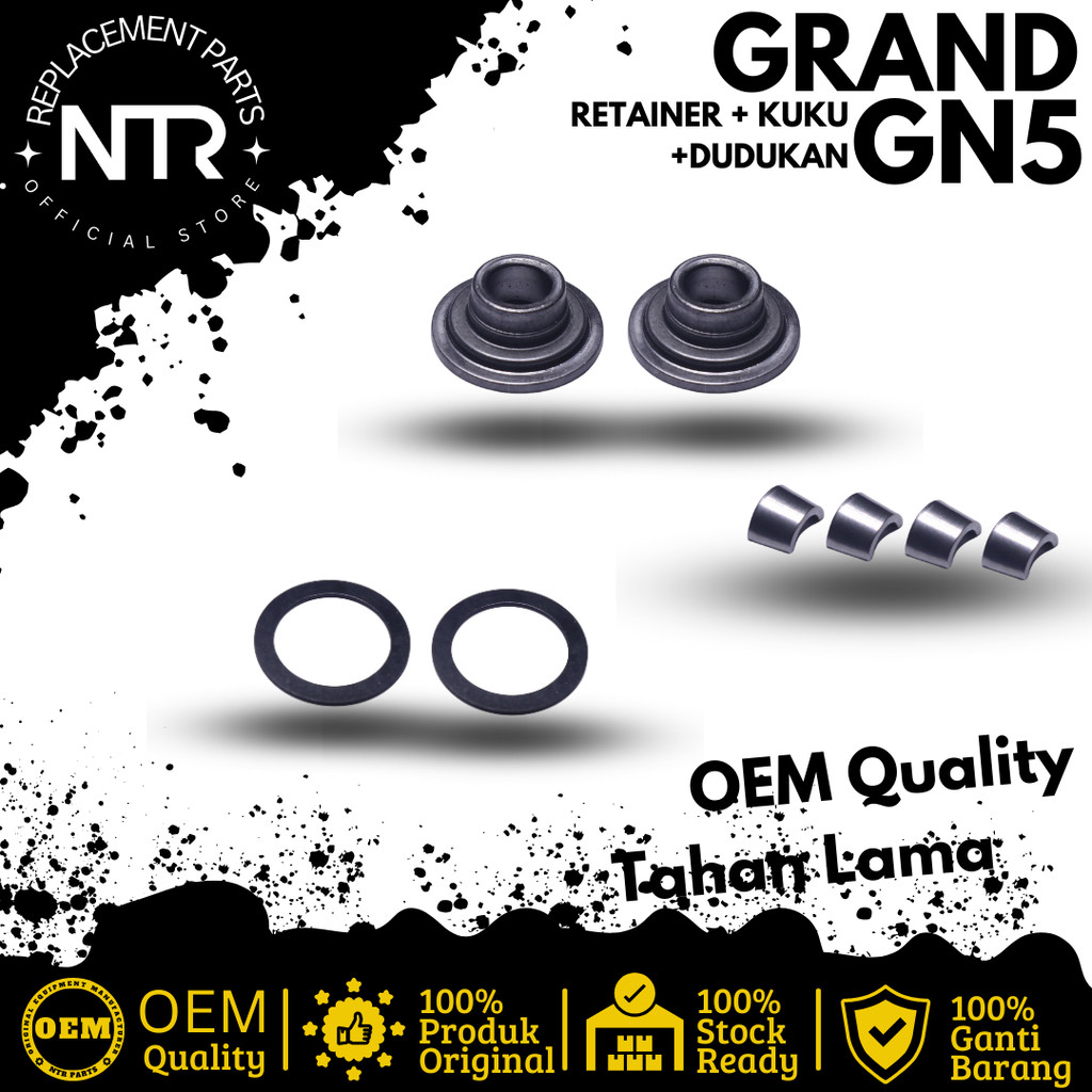 retainer assy kuku klep dudukan klep topi grand prima star supra x NTR Parts Official