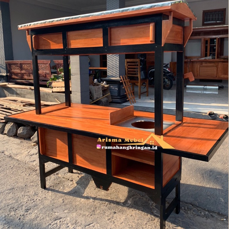 Arisma Gerobak Angkringan, gerobak angkringan murah, gerobak angkringan komplit, gerobak angkringan 