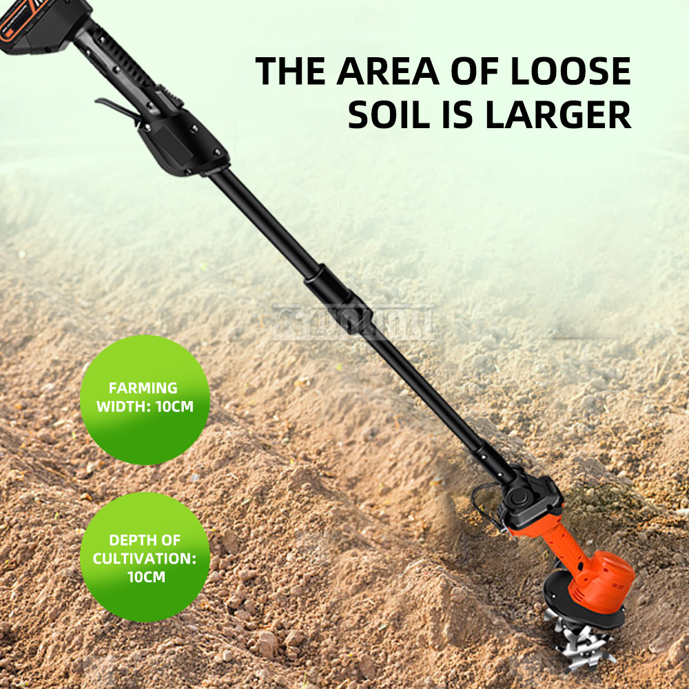 Portable Handheld Weeder Micro Tiller Electric Garden Weeder Small Garden Efficient Tool