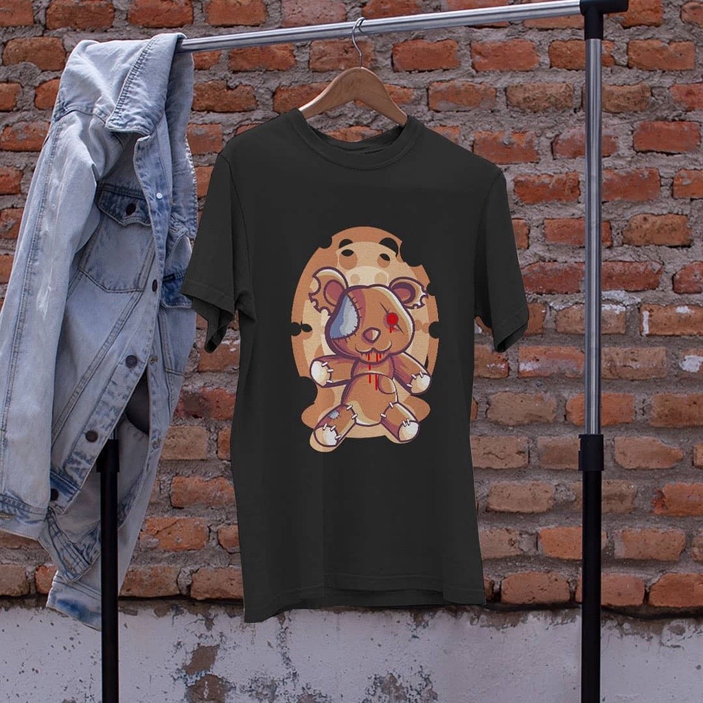 Kaos distro premium - Bear creampie vector