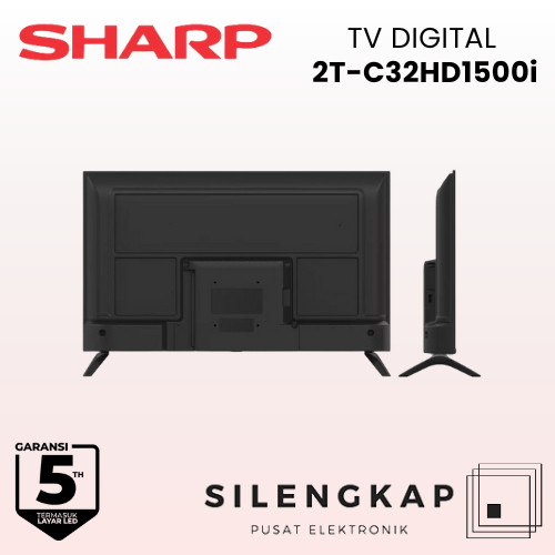 SL Led Tv Sharp 32 inch 32HD1500I Digital DVBT2 GARANSI RESMI TERMURAH