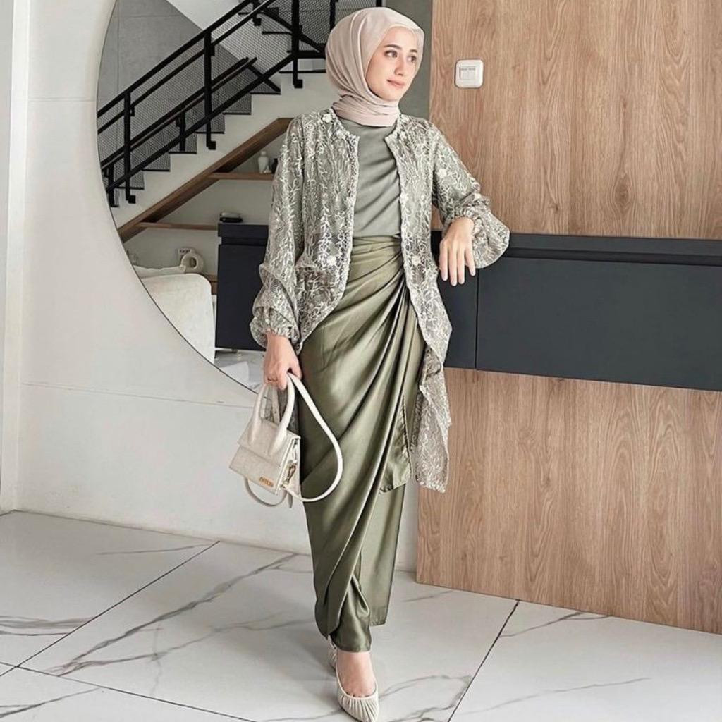 Rok Lilit Satin Premium | Rok Lilit Polos Silk | Rok Lilit Instan