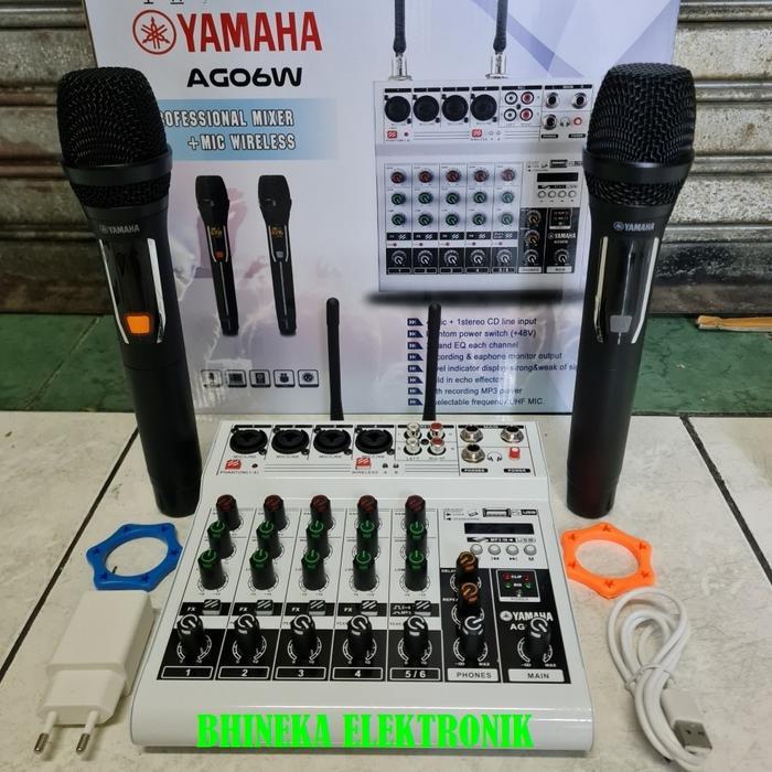 MIXER YAMAHA AG06W / AG 06W MIXER 6 CHANNEL + 2 WIRELESS - YAMAHA AG06W