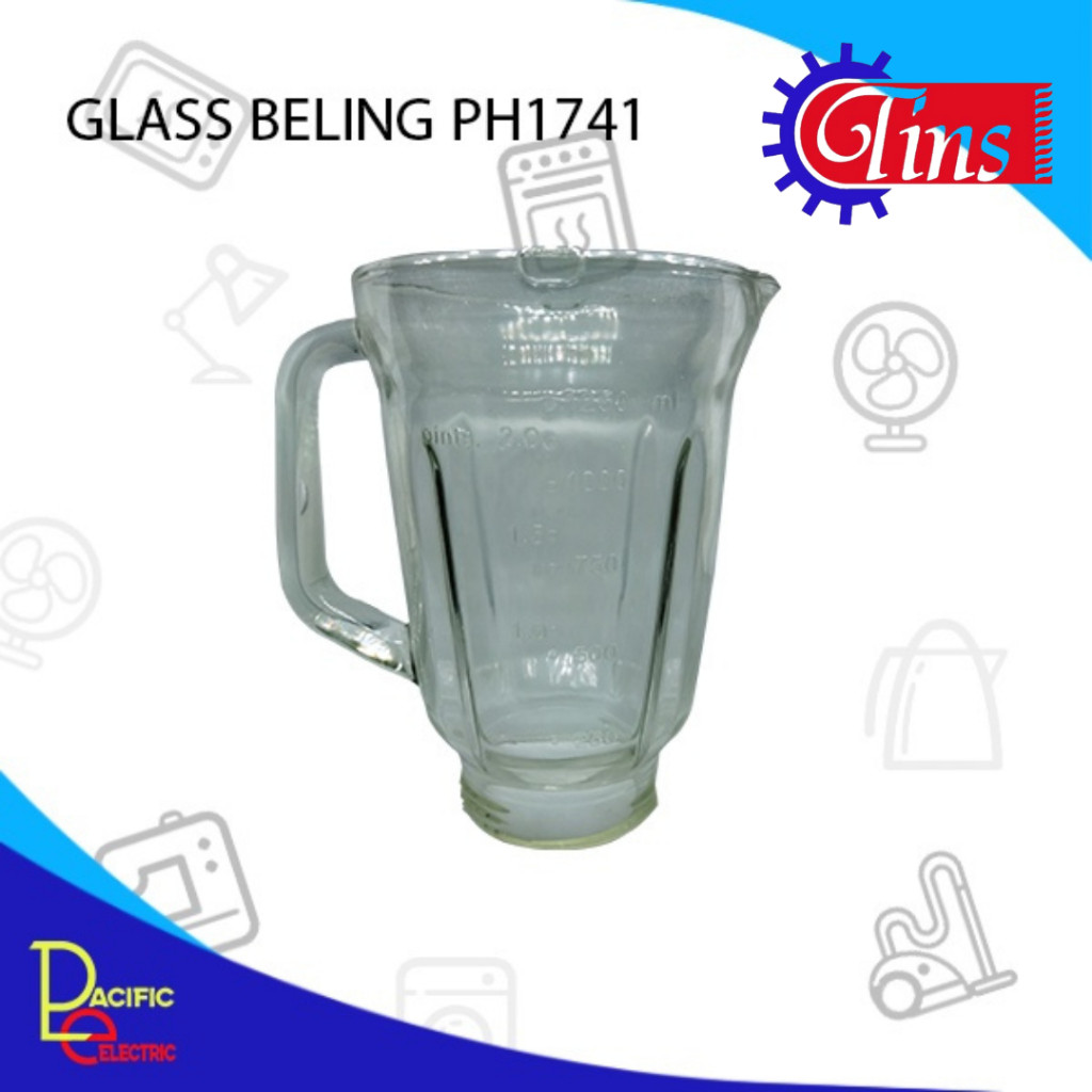 GELAS BLENDER PHILIPS 1741 BLENDER PHILIPS KACA BLENDER JUS BLENDER BUAH SPAREPART BLENDER PHILIPS