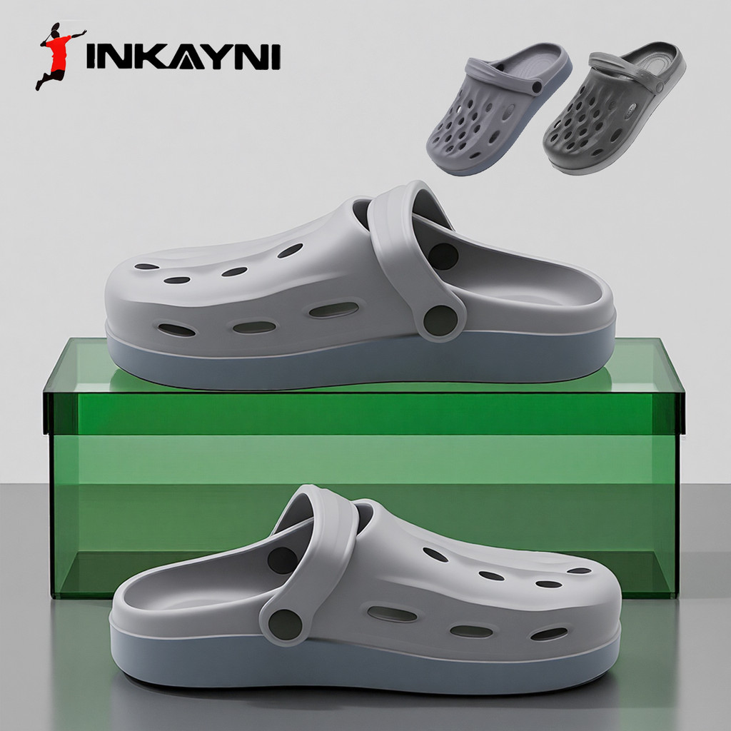 INKAYNI Sandal Pria dan Remaja Sendal Size36-45 Anti Slip Karet EVA Nyaman Dipakai Sandal pria sehar