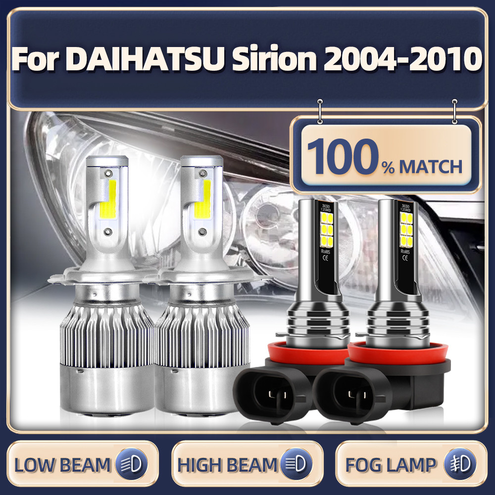240W Canbus Car LED Headlight Bulbs 40000LM Turbo Lamp 12V Auto Headlamp For DAIHATSU Sirion 2004 20