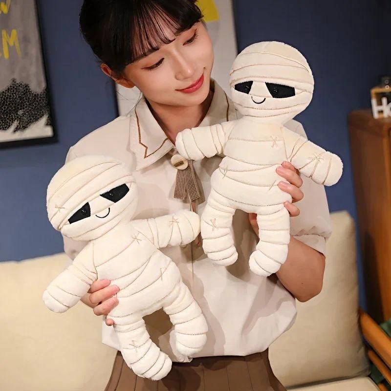 Cartoon Mummy Halloween Gift Plush Toy Kawaii Creative Devil Doll Giving Kids Birthday Holiday Gift